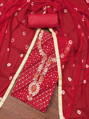 Tasrika Cotton Blend Printed Salwar Suit Material