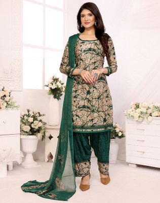The THIRA Crepe Printed Salwar Suit Material