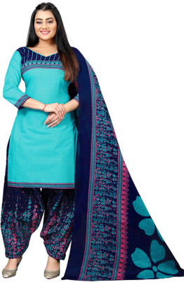 Rajnandini Cotton Blend Printed Salwar Suit Material