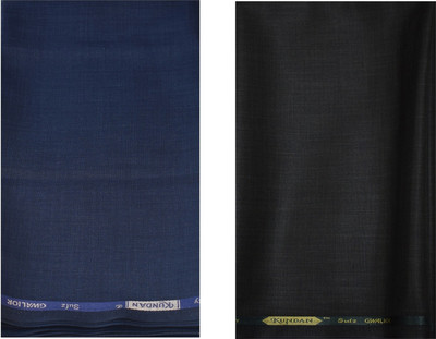 KUNDAN SULZ GWALIOR Polycotton Self Design Trouser Fabric