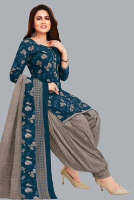 SHREE JEENMATA COLLECTION Printed Kurta, Patiala & Dupatta Set