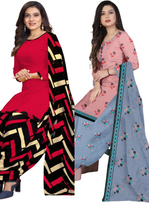 HouseOfCommon Cotton Blend Printed Salwar Suit Material