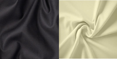 AARVISA Pure Cotton Solid Shirt Fabric