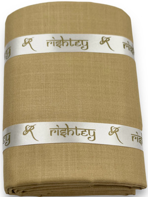 RSIHTEY Cotton Blend Solid Shirt Fabric