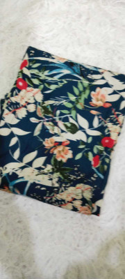 Sumitras Cotton Blend Floral Print Blouse Material