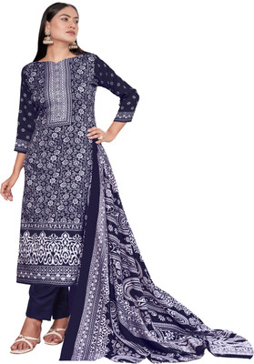 DRAVINAM Trends Wool Printed Salwar Suit Material