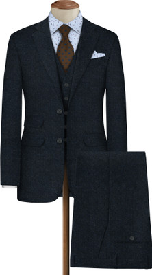 Bigreams Wool Geometric Print Suit Fabric