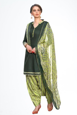 Bhavya Fashion Crepe Printed Salwar Suit Material