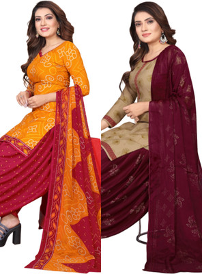 HouseOfCommon Cotton Blend Printed Salwar Suit Material