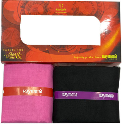 Raymond Cotton Blend Solid Shirt & Trouser Fabric