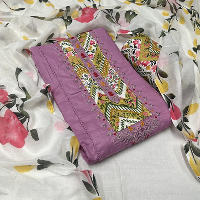 dastoori Pure Cotton Printed Salwar Suit Material