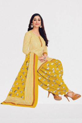 IYALAFAB Crepe Floral Print Salwar Suit Material