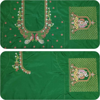 aai k Cotton Silk Embroidered Blouse Material