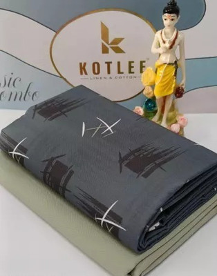 KRISHNA FASHION MART Cotton Blend Printed Shirt & Trouser Fabric