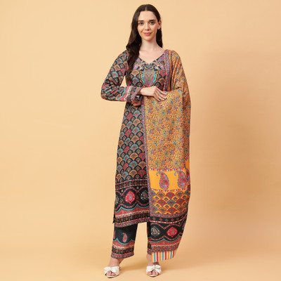 starmoda Wool Printed Salwar Suit Material