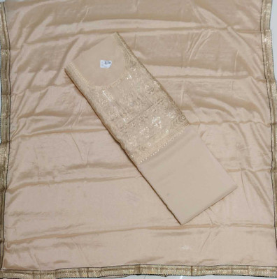 ADAB SAREES Jacquard Solid Salwar Suit Material
