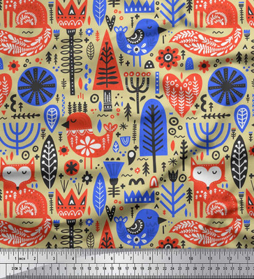 Soimoi Pure Cotton Printed Multi-purpose Fabric