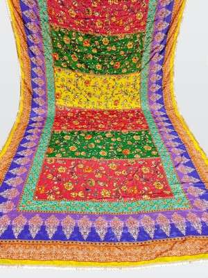 Tathastufeb Silk Blend Printed Blouse Material