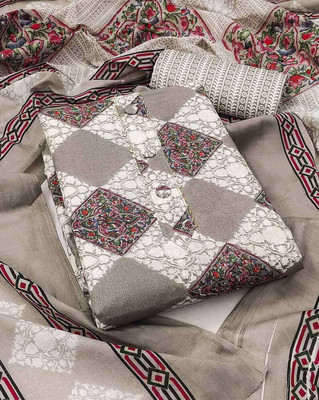 HouseOfCommon Cotton Blend Printed Salwar Suit Material