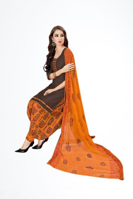 Eddika Crepe Printed Salwar Suit Material