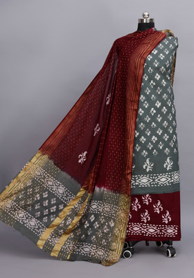 FABZOID Pure Cotton Printed Salwar Suit Material