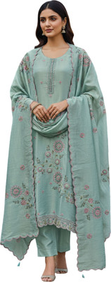 GP1 Viscose Rayon Embroidered Salwar Suit Material