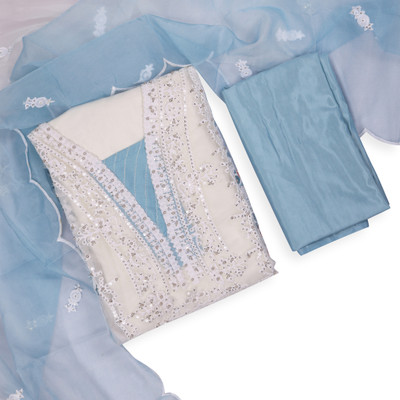 Aurum Cotton Blend Floral Print Salwar Suit Material