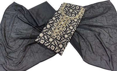 rabii Cotton Silk Embroidered Salwar Suit Material