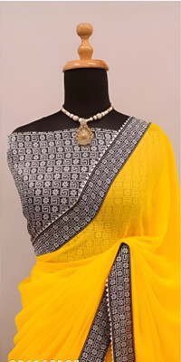 DESTY Georgette Printed Blouse Material