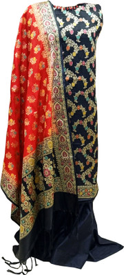 Naveera Pure Silk Self Design Salwar Suit Material