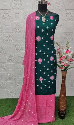 SKY VISION CREATION Viscose Rayon Dyed, Self Design Salwar Suit Material