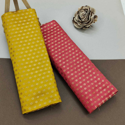 vriti fashion Jacquard Self Design Blouse Material
