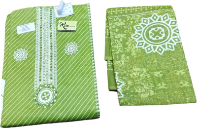 PalSaree Cotton Blend Embroidered Multi-purpose Fabric