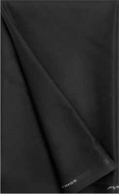 abhi fashion Cotton Blend Solid Trouser Fabric