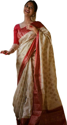 Banarasi Woven, Embroidered, Self Design Kanjivaram Pure Silk, Jacquard Saree(Multicolor)
