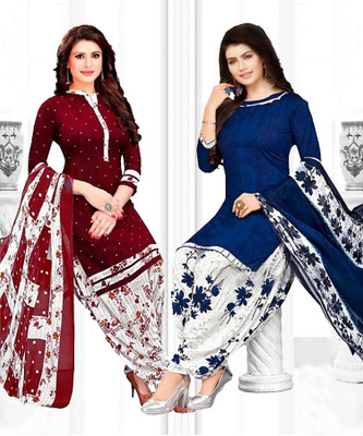 THIRA Crepe Printed Salwar Suit Material