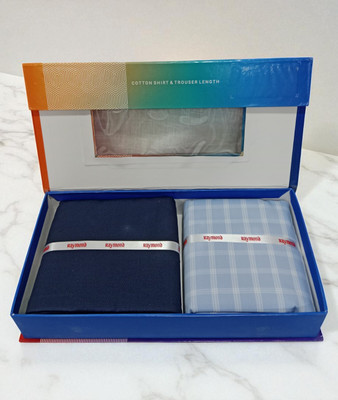 Raymond Cotton Blend Checkered Shirt & Trouser Fabric