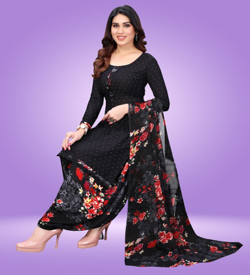 RIGDOM Crepe Printed Salwar Suit Material