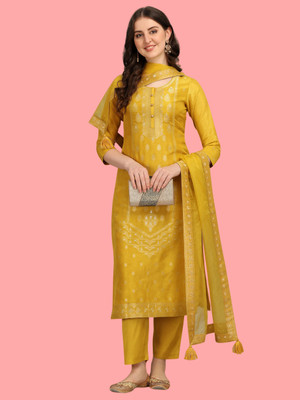 ARISHTA Art Silk Self Design Kurta & Churidar Material