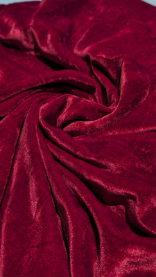 DCPL VELVET CREATION Velvet Solid Kurta & Sharara Fabric