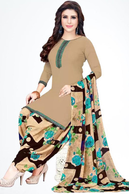 INITHI Crepe Paisley Salwar Suit Material