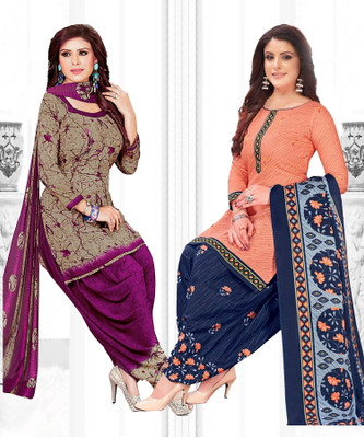 Priyashi Crepe Printed Salwar Suit Material