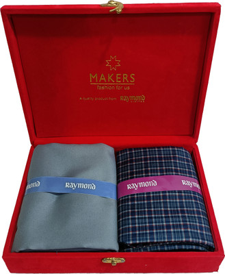 Raymond Cotton Blend Checkered Shirt & Trouser Fabric