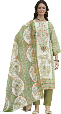 DRAVINAM Trends Pure Cotton Printed Salwar Suit Material