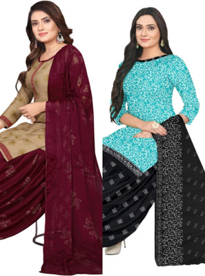 HouseOfCommon Cotton Blend Floral Print Salwar Suit Material