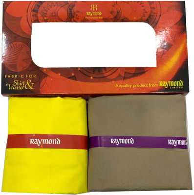 Raymond Cotton Blend Solid Shirt & Trouser Fabric