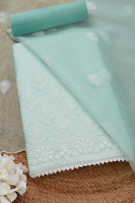 soch Cotton Blend Embroidered Salwar Suit Material