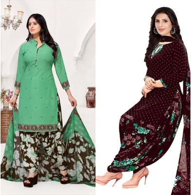 SEWDHAGA Crepe Self Design Salwar Suit Material