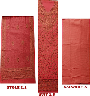 Vrinde Wool Printed Salwar Suit Material