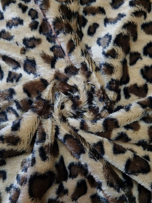 LOOKZ Polyester Animal Print Multi-purpose Fabric